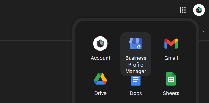 Είσοδος για το Google my Business Profile στο Google maps
